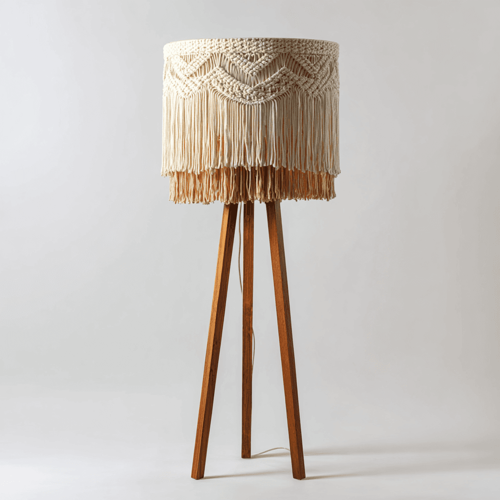 Casablanca Macrame Floor Lamp