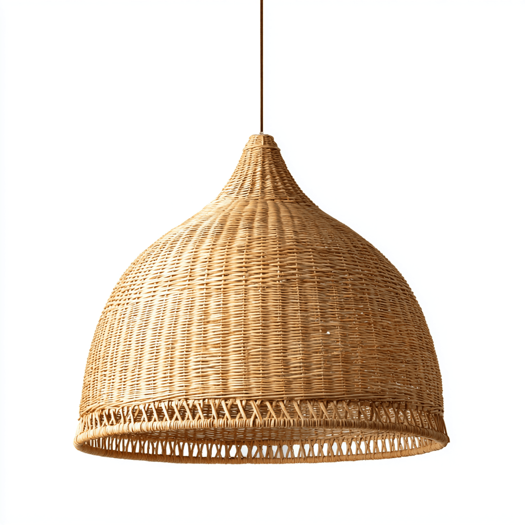Bali Woven Rattan Pendant Light