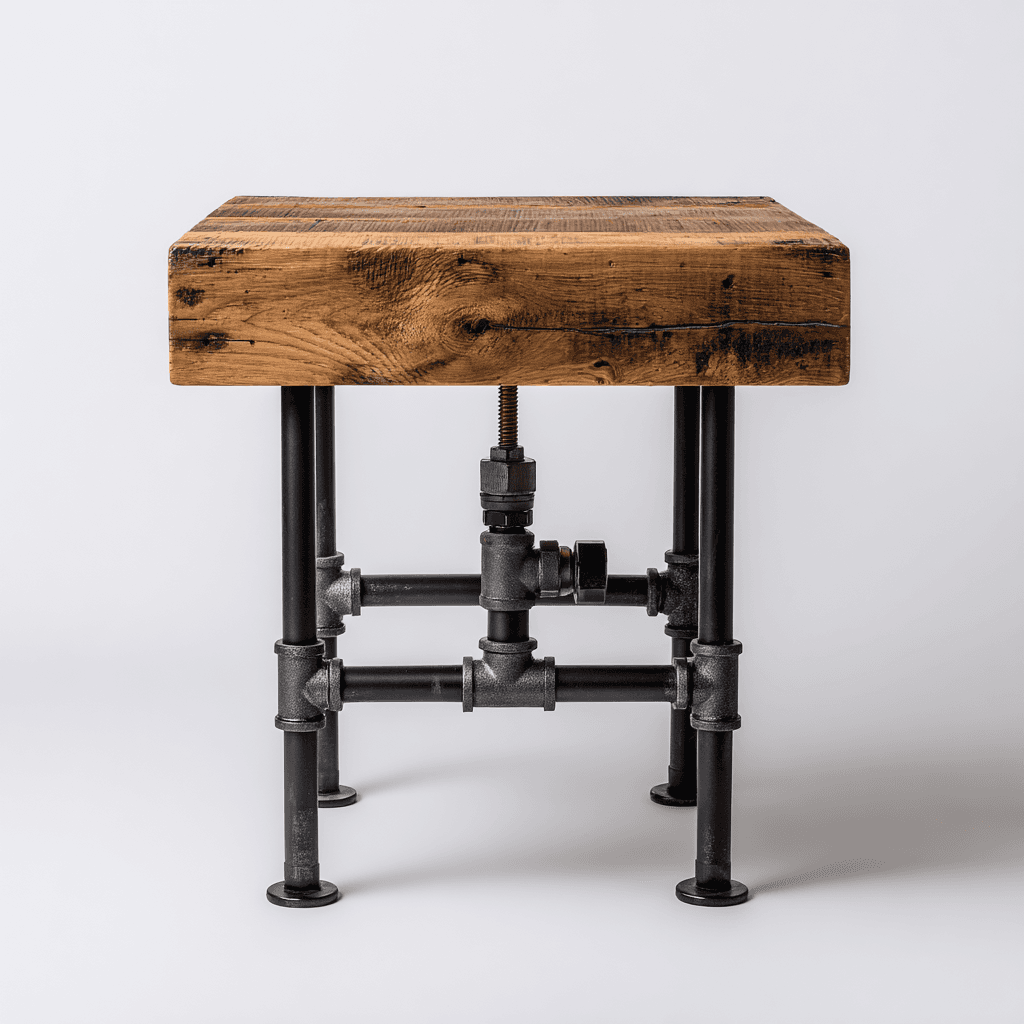 Foundry Steel & Wood Nightstand