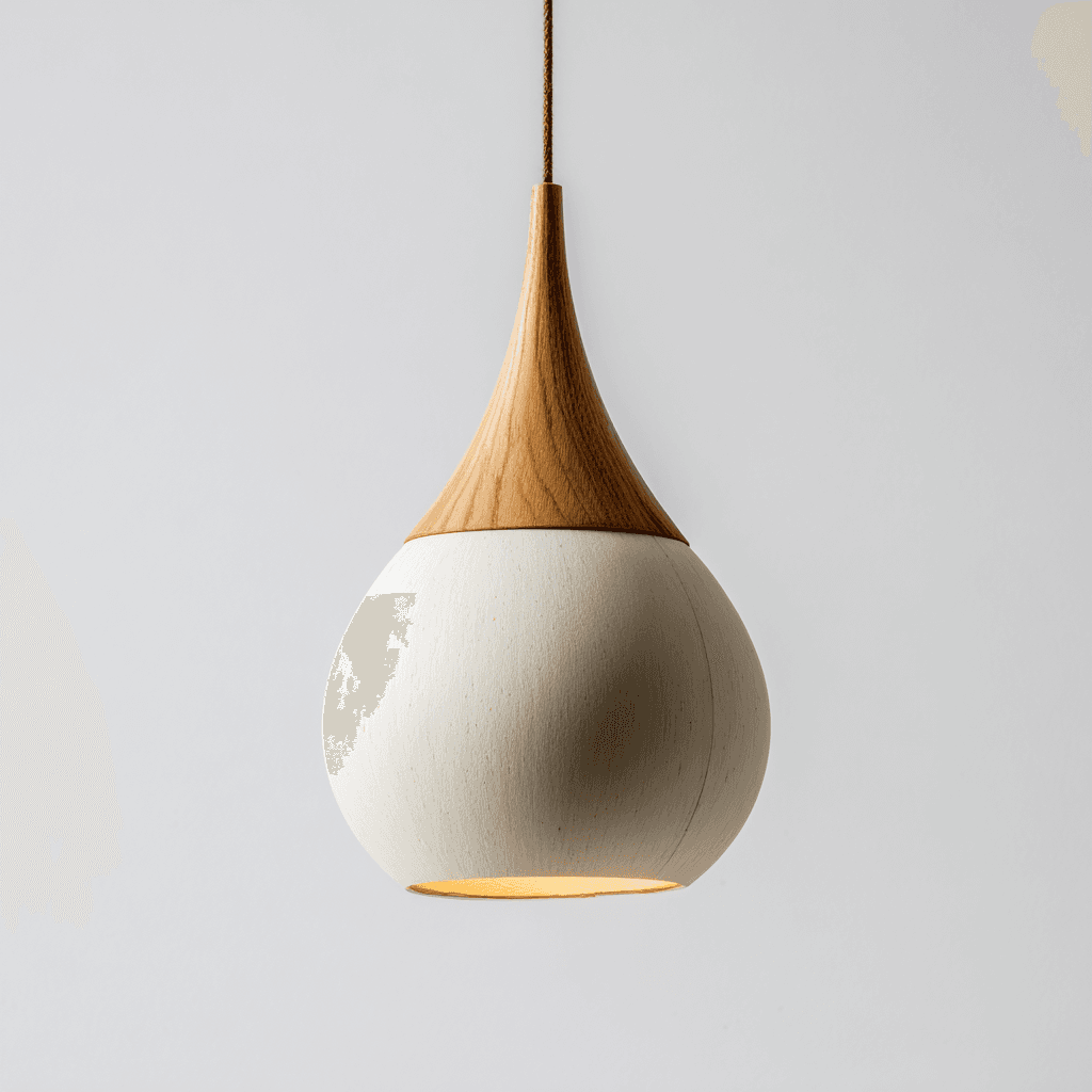 Akari Organic Paper Pendant Light