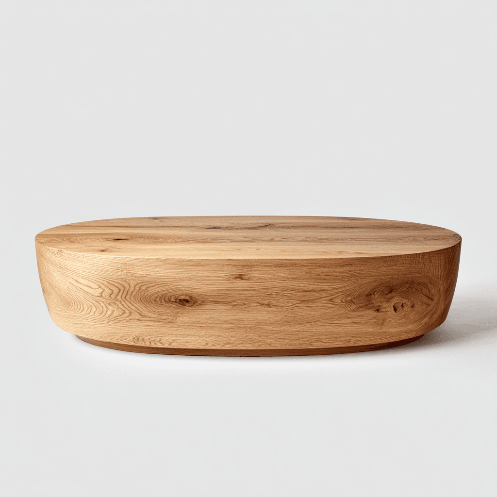 Harmony Oval Oak Coffee Table